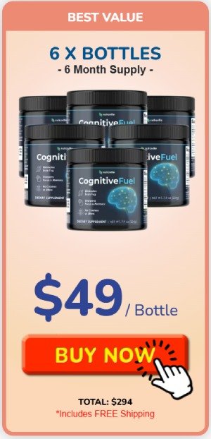 Buy CognitiveFuel 6 bottles and save more today
